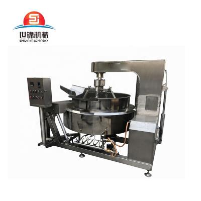 China Hot Industrial AUTO BLENDER AUTOMATIC BLENDER Gas Food Stainless Steel Vegetable Processing Plant New Products 300l Planetary Mixer Cooking Machine for sale