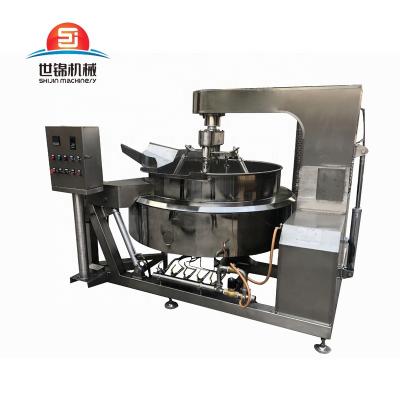 China Automatic industrial vegetable processing plant sauces tasty chili sauce making machine chili paste china for sale