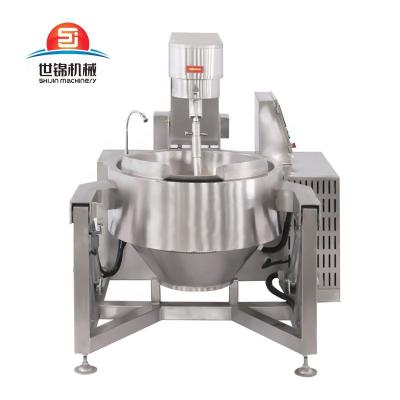 China Vegetable Processing Plant Industrial Automatic Jam Planetary Cooking Mixer Cooking Machine Robot for sale