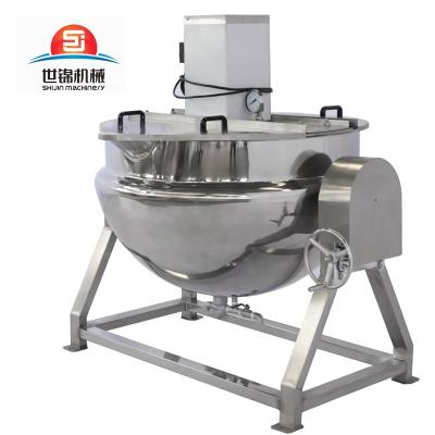 China Industrial Vegetable Processing Plant Commercial Steam Tomato Sauce Cooker for sale