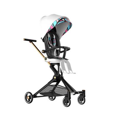 China Portable Baby Stroller Best-Selling Children's Folding Carry Baby One-Button Three-Wheel Trolley for sale