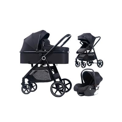 China Carry Baby 3 in 1 Travel combination folding luxury kids stroller Newborn Stroller for sale