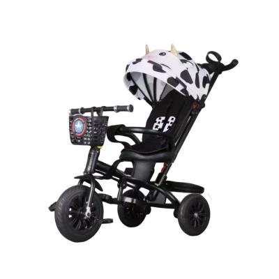 China Steel Stylish and colorful kids tricycle thick tires safe and reliable outdoor tricycle for sale