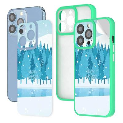 China Back AHEAD Antifall TPU PC Case 13 Pro Mobile Phone Skinnable Custom Engravable Shockproof 3D Printed for sale