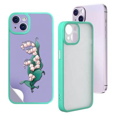 China Blossoming FORWARD Season Series IP-Whetstone Case Skinnable TPU Shockproof PC Cell Phone Covers Ins Shockproof Custom Fashion For iphone 14 plus for sale