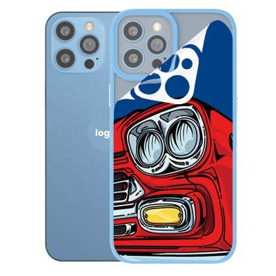 China AHEAD Shockproof Go For One Turn Series TPU PC Skinnable IP-Hone Case 13 Pro Max Custom 3D Embossed Printed Cell Phone Cover Antifall for sale