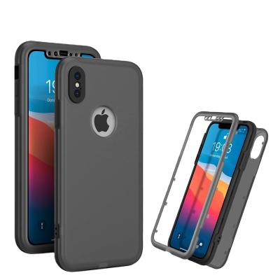 China Anti Fall Protective Shockproof AHEAD 3 in 1 Case Colorful Black New Red IP-Wheet Shockproof Case Street Outdoor Fashion For iPhone XS Max for sale