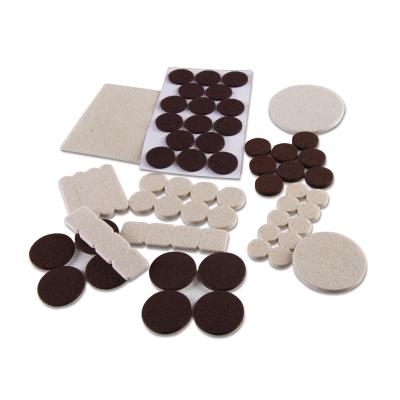 China New Arrived Self Adhesive Anti Scratch Floor Protectors Round Black Felt Adhesive Felt Pads Pads for sale