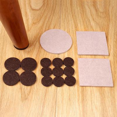 China High Quality Hot Selling Self Adhesive Floor Protectors Round Shape For Chair Legs Black Felt Adhesive Pads Self Adhesive Felt Pads for sale