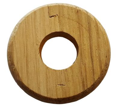 China For Pipe Hole Spacer Pipe Rosette Solid Wood Radiator Pipe Covers Inner Dia.15mm For Pipe Hole Gap for sale