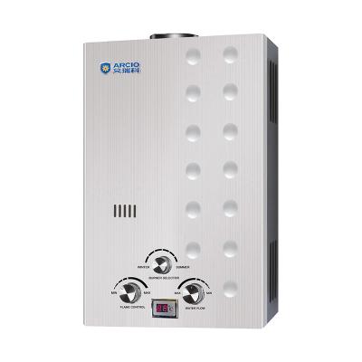 China Hot Selling FB1111 Hotel Shaped Tankless Panel Water Heater 6L 7L 8L 10L Gas Instant Water Heater for sale