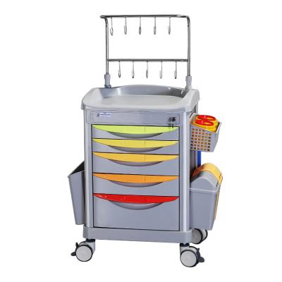 China Modern Hospital Equipment For Patient Medical Cart Hospital Equipment Furniture Nurse Accessories Trolley With Wheels for sale