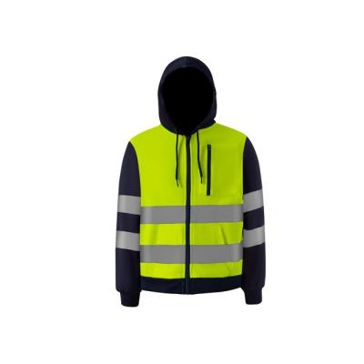 China Widely Used Safety Windproof Factory Sale Various Reflective Zippered Hoodie Made In China for sale