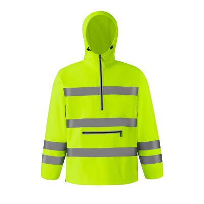 China Water Proof OEM Custom Design Mens Reflective Safety High Visibility Rain Bomber Jacket for sale