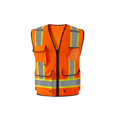 China Good Quality Hot Selling Mens Visibility Tops Safety Reflective High Visibility Executive Vest for sale