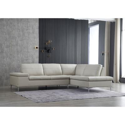 China Knock Down Best Selling Leather Corner Sofa Set Nordic Italian Sofa Living Room Furniture Simple Modern Sofa for sale