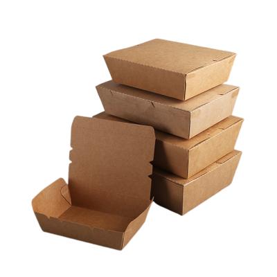 China Wholesale Disposable Salad Takeout Boxes Disposable Sushi Wrapping Paper Containers For Food for sale