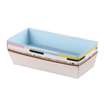 China Dessert Pastry Cake Disposable Eco-Friendly Paper Packaging Take Out Bakery Boxes With Clear Lid for sale