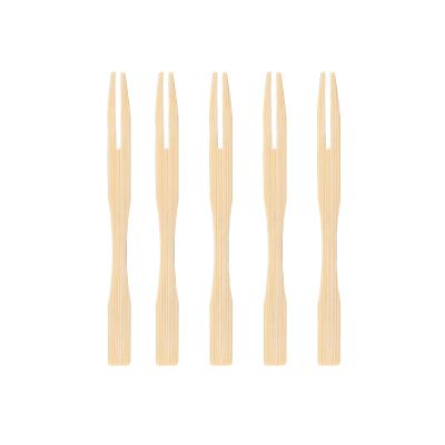 China Disposable Bamboo Food Packaging Fruit Forks 100% Biodegradable for sale