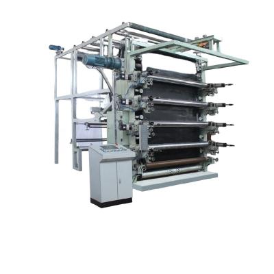 China Vertical Type Textile Fabric Printing Printing Machine For Textile Knitted Fabric&Woven Automatic Cloth Printing Machine With Guide Tape Engraving for sale