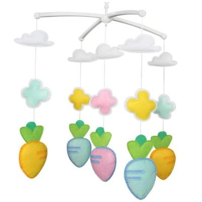 China Soft Crib Mobile Felt Wind Chimes Baby Room Decoration Baby Mobile Strap for sale