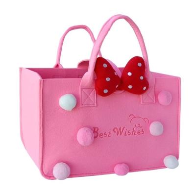 China Creative Safe and Non-Toxic Reusable Lightweight Foldable Storage Hand Gift Bags Custom Logo for Kids Birthday Gifts for sale