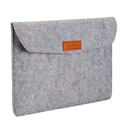 China Waterproof Shockproof Dustproof Portable Felt 11 13 15 Inch Lightweight Laptop Sleeves For Commercial Use for sale