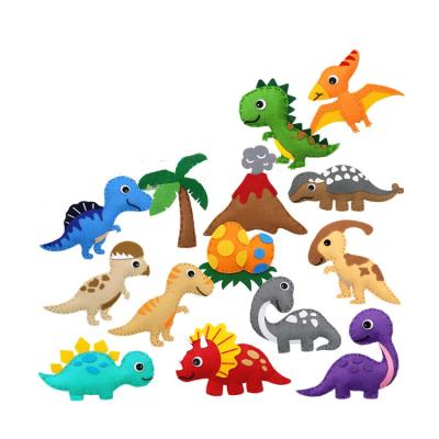 China Handwork Eco-friendly Animal Kit Plush Material Kids Educational Sewing Toy DIY Felt Sewing Kit for sale