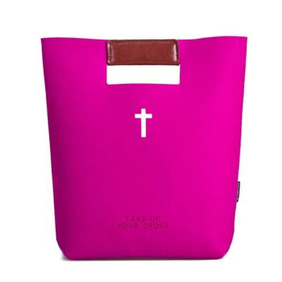 China PORTABLE Tote Bag Bible Cover Felt Women's Bible Carrying Case Bible Bag for sale