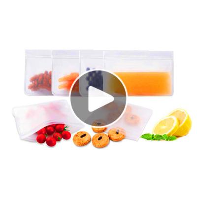 China Food Grade Reusable Custom Snack Bags Sandwich Bags Frozen Vegetable Zip Lock Plastic Bags For Fruits for sale