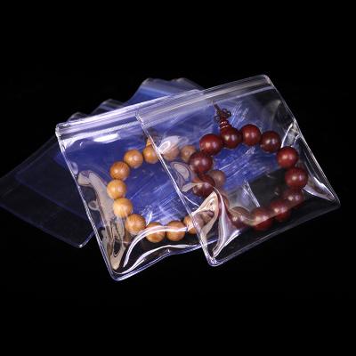 China Bolsa de plastico Para de personalizada moisture proof joyeria, bolso PVC transparent con cremallera for sale