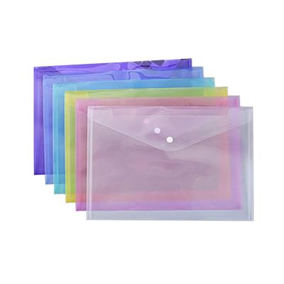 China Stationery Non-Toxic Product Clear Plastic Document File Folder for sale