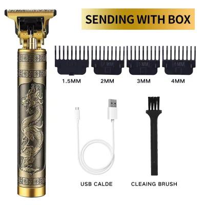 China Coredless Wholesale Waterproof Dragon Buddha Carving Hairdresser Electric Hair Clipper Shaver Artifact Upgraded Version Hair Trimmer for sale