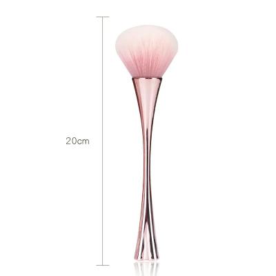 China Angular Blush Wholesale new luxury premium portable vegan synthetic hair beauty cosmetic custom logo makeup brushes for sale