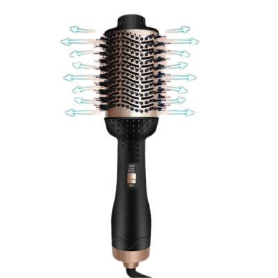 China Ionic 2023 Professional 1000W Volumizer Styler Hot Air Brush One Step Hair Dryer Brush Blow Dryer for sale