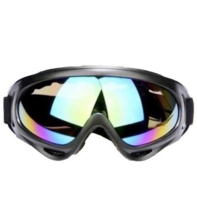 China Outdoor Men's Skiing Activites Rainbow Rise Goggles Anti Fog Glasses Against Wind Sand Protection Motorcycle Work Safety Goggles for sale