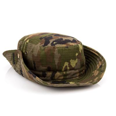 China Wholesale Custom Factory Mens Digital Camouflage Cotton Camping Bucket Hats Wide Brim Fisherman Bonnie Hat for sale