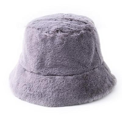 China COMMON warm sale hat woman winter bucket fur lady invierno winter bucket hats for women for sale