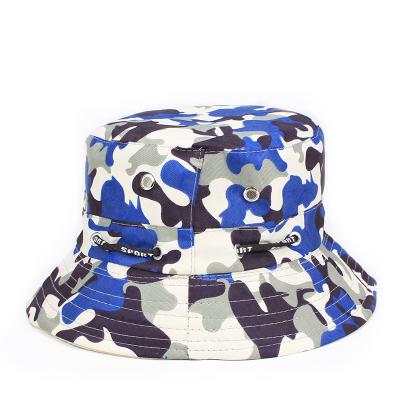 China New character promotion bucket hat cheap sun hat tea picking men's and women's travel bucket hat camouflage spring hat farmer work hat for sale