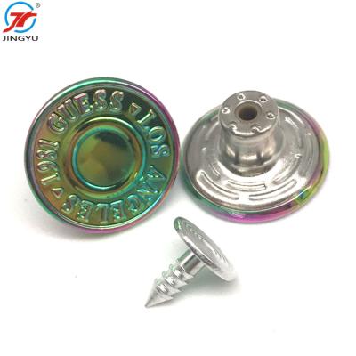 China Decorative Custom Dry Cleaning Good Quality Press Stud Metal Lattice Buttons for sale