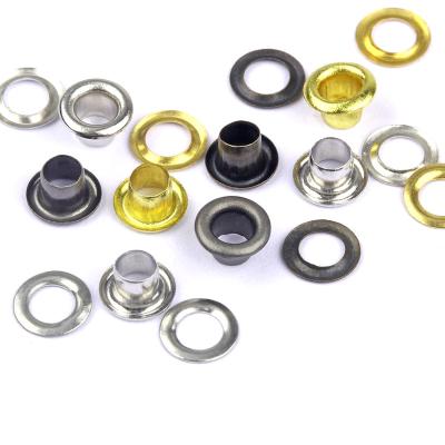 China Free Sample High Quality Custom Brass Metal Screw Ring Painted Eyelets Grommet For Nickel Free Garment for sale