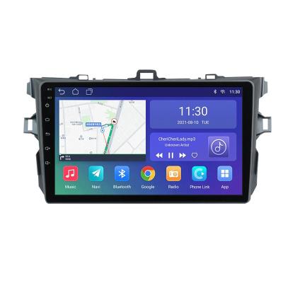 China Hot New Product Android 11 GPS 2.5D Screen Car DVD Player Suitable For 6+128GB GPS Radio For Corolla 2007-2013 for sale