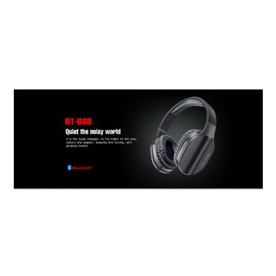 China New OEM Factory Wireless Headband Headset 2021 Foldable BT Earphone With ANC Active Noise Cancellation for sale