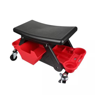 China Pressure Cleaning High Quality SPS Car Repair Tools Seat With Rolling Wheel With Extra Storage Trays for sale