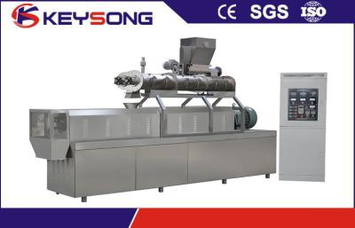 China Large Capacity Food Extruder Machine Two Screw Extruder 800 - 1200kg / H For Bugles for sale