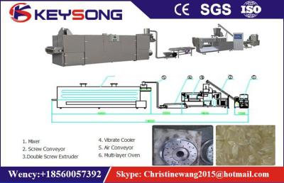 China Volledig Automatische Kunstmatige Rijst die Machine maken die voor Verrijkte Opnieuw samengestelde Rijst wordt uitgedreven Te koop
