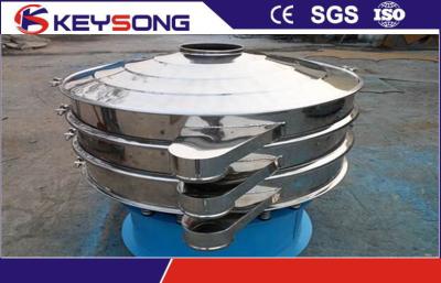 China Vibratory Sieve Breadcrumb Making Machine 1.5kw Stainless Steel With Round Type for sale