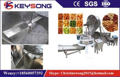 China PLC Control Commercial Gas Deep Fryer , Stainless Steel Potato Chips Industrial Deep Fryer for sale