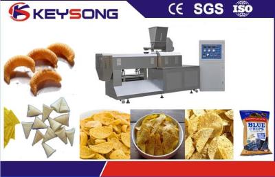 China Yam Chips Snacks Puff Extruder Machine , Full Automatic Potato Chips Making Machine for sale