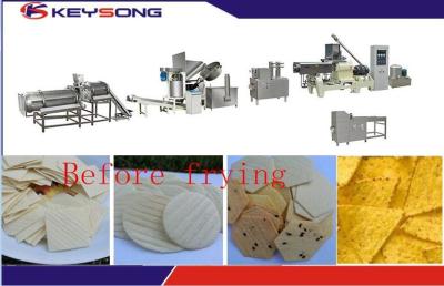 China Microprocesadores de tortilla del acero inoxidable que hacen la máquina, cadena de producción frita de los microprocesadores de tortilla máquina en venta